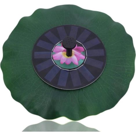 Solarbetriebene Springbrunnenpumpe für Garten, Teich, Vogeltränke und Aquarium – Schwimmende Wasserpumpe mit 7 V und 1,4 W Leistung (1/5)