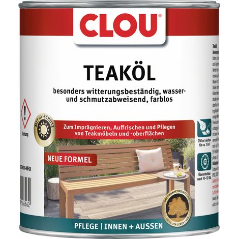 Clou Teaköl 750 ml farblos