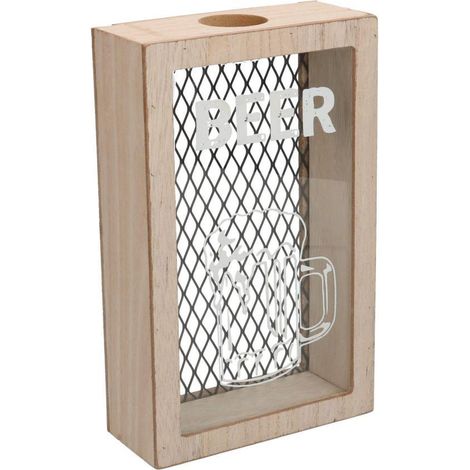 Accessori vino portatappi legno estia rete nero cm15x6,5h24 (1/3)