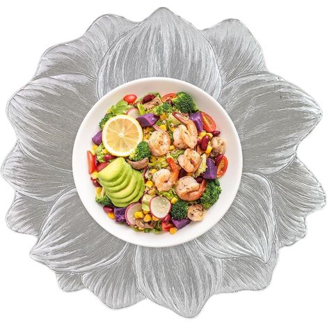Lot de 4 sets de table décoratifs à motif de fleurs, résistants à la chaleur, lavables et faciles à , décoration élégante, parfaits pour la cuisine, la salle à manger, les occasions spéc (1/5)