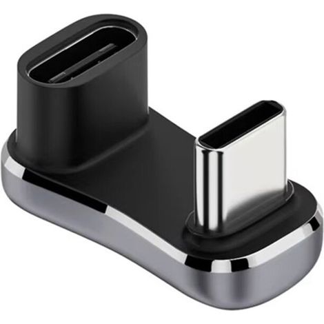 Adaptateur USB-C coudé 180 degrés charge PD pour te convertisseur interface CU DC 20G 140W (1/5)