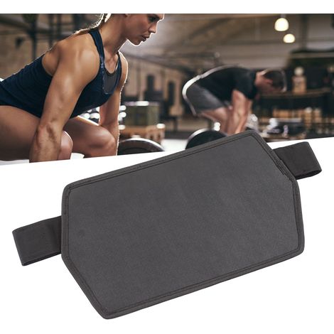 Fitnessgürtel für Hüftübungen, 1 x Hüftbrückengürtel aus PU-Leder, 88 x 20,8 x 1 cm, Schwarz, Hantel-Trainingshöschen, Krafttraining, Tragbar, 188 g, Ergonomisches Design (1/5)