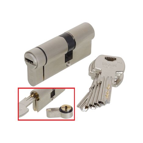 Cylindre double f6s+ anti-arrachement - varié - B : 40 - A : 45 - Long : E45 x 40 - IFAM