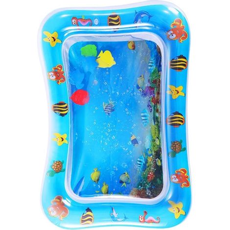 1 tapis de refroidissement pour chien, remplissage eau sans fuite, PVC résistant aux griffures, motifs marins 3D, usage intérieur et extérieur (1/5)