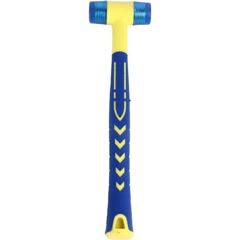 Marteau en caoutchouc souple de 25mm, Double tête détachable pour l'installation de portes et fenêtres de carrelage (1/5)