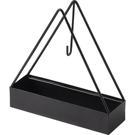 Porte-encens anti-moustiques, porte à vis anti-moustiques, brûleur d'encens anti-moustiques, porte-encens anti-moustiques en acier inoxydable pour la maison et le jardin extérieur, une pièce noire (1/5)
