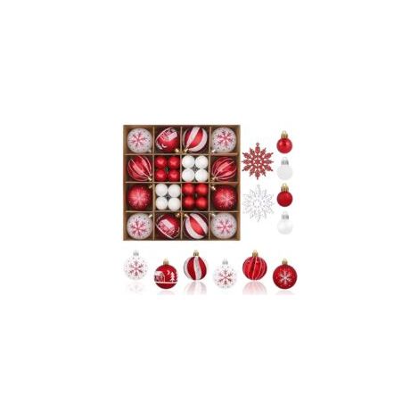 Adornos Esferas De Navidad Decoración 40pcs Para Árbol - Crezuo