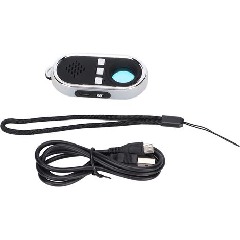 Mini S200 Kameradetektor, multifunktionaler Diebstahlalarm mit LED und Taschenblitz