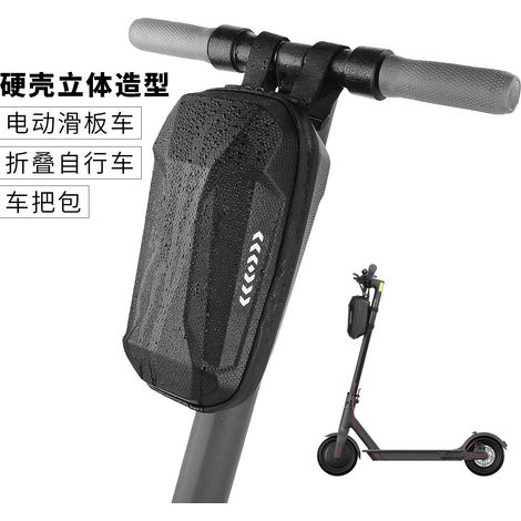 Sacoche rigide 3L entièrement étanche en EVA pour trottinettes, vélos, VTT, avec système de suspension à dégagement rapide