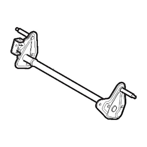EJE TRASERO RUEDAS D240 CTF CRUISER TS ORIGINAL STIGA - 381302815/1