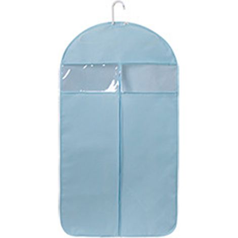 Housse de rangement pour vêtements avec fenêtres transparentes, idéale pour suspendre costumes, manteaux et vestes. (1/5)