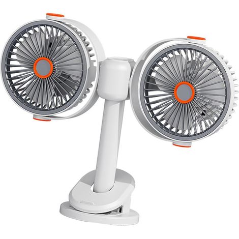 Ventilateur Rechargeable USB Rotatif à 360 ° pour Les Bureaux (1/5)