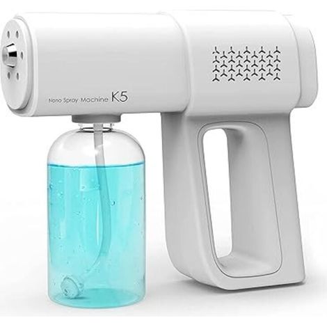 Pistolet pulvérisateur à Nano USB, Désinfectant électrique lumière bleue, Atomizer Rechargeable de la Main, pulvérisateur à vapeur hydratant pour soins capillaires, Les Vêtements de Désinfectio (1/4)