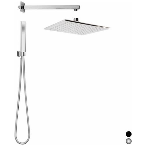 Kit soffione doccia quadrato seven CromoMETAF