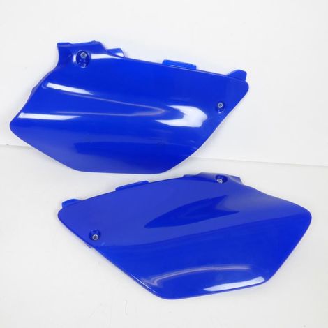 Plaques numéro latéral droite gauche bleu UFO pour moto Yamaha (1/2)