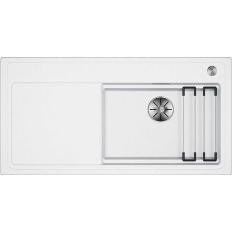 BLANCO Einbauspüle ETAGON XL 6S InFino Silgranit Weiß (1/2)