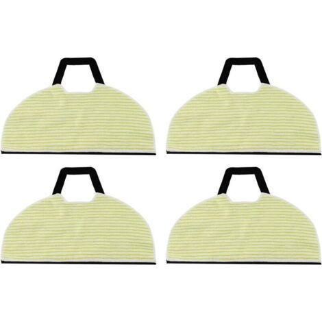 4 Pack Washable Reusable Microfiber Mop Cloths for RV2610WA AV2610WA RV2620WD RV2610WFUS RV2410WD Robot Vacuum Cleaner (1/5)