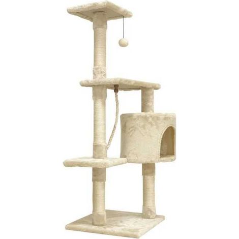 Arbre a chat PALOMA - 40x40x114cm - Beige