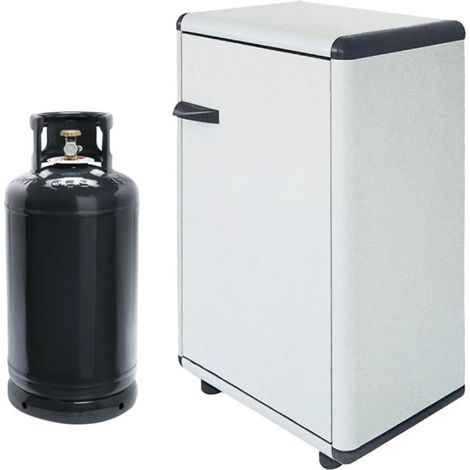 Mobile Porta Bombole Gas in PVC Cm 59 x 92 x 39 Ripiano All Interno GRA