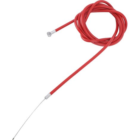 Durite de frein étanche en acier pour moto, scooter électrique et Xiaomi Pro (rouge). (1/5)