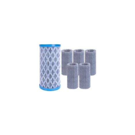Lot de 5 cartouches filtrantes de type A/C pour piscines hors sol, conçues pour une filtration efficace et une utilisation réutilisable pour soutenir l'entretien de la piscine (1/5)
