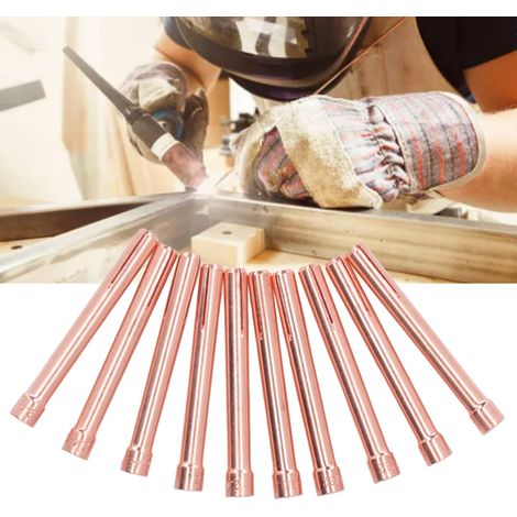 10 pinces d'électrode WP-17/18/26, 2,4 mm (3/32 pouce), accessoires pour torche de soudage TIG 10N24 (1/5)