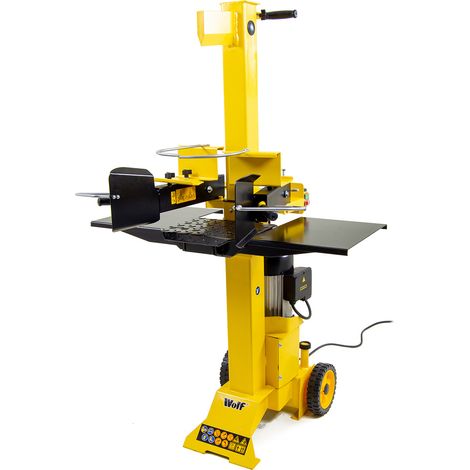Wolf 6 Ton Hydraulic Vertical Log Splitter, 3000W Electric Motor