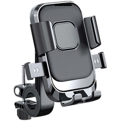(Noir) Support de téléphone pour vélo Support de smartphone pour moto, pivotant à 360 (1/5)