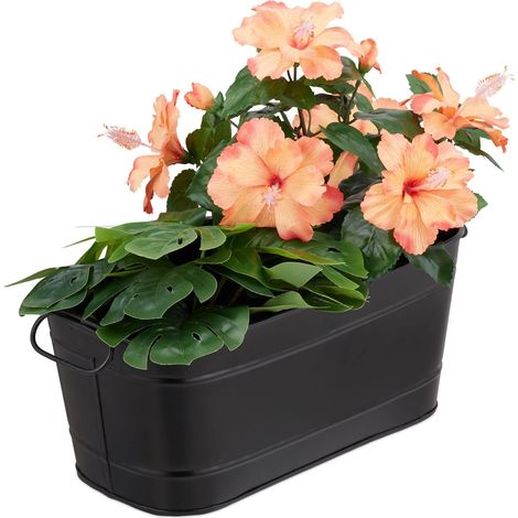 Caja de flores de metal (1/2)