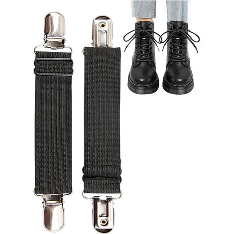 Clips Pair of Adjustable Trouser Clips Unisex Non Slip Boot