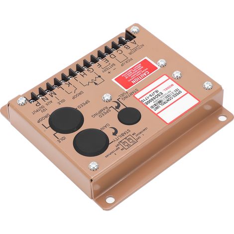 Module de commande électronique du régulateur de vitesse du moteur pour groupe électrogène ESD5500e CC 12 V/24 V (1/5)