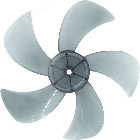 Feuille de ventilateur de bureau, Texture en plastique, (1/2)