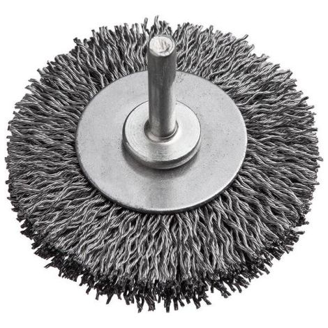 Brosse circulaire sur tige Xtreme Ø50 x 17 x 0.3 mm fil d'acier ondulé Osborn (1/5)