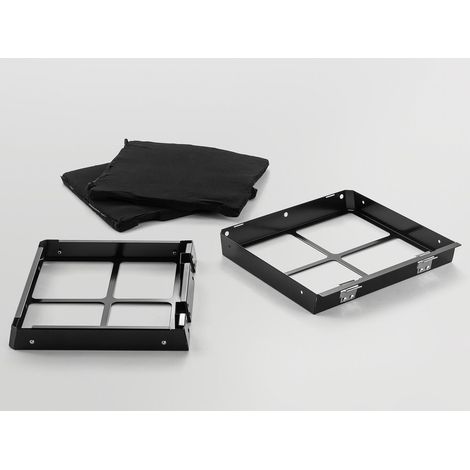 Elica KIT0160440. Tipo: Filtro per cappa aspirante, Colore del prodotto: Carbonio, Materiali: Carbonio. Compatibilità marca: Elica. Larghezza: 290 mm, Profondità: 280 mm, Altezza: 40 mm. Quantità p... (1/3)