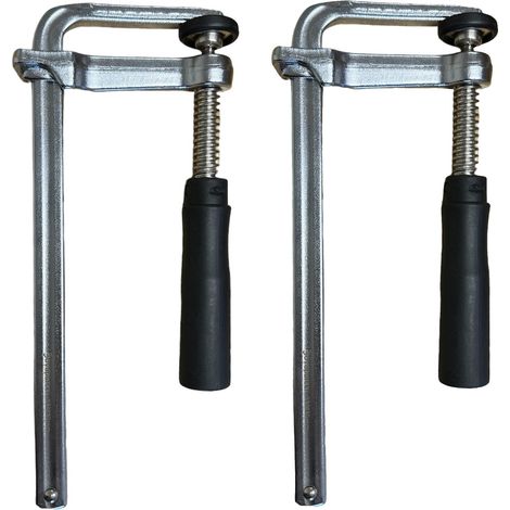 Worktop Jig Guide Rail Clamps Track F Clamps T-Bar Pair - Trend Makita Festool (1/5)