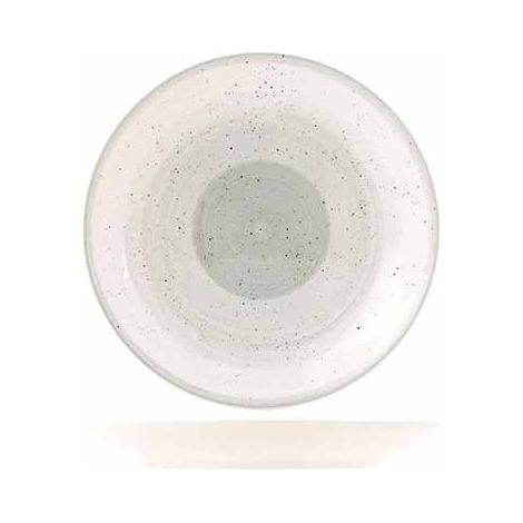 6 x assiettes plates MIRA VERT - 21cm - Grès - Cosy&Trendy