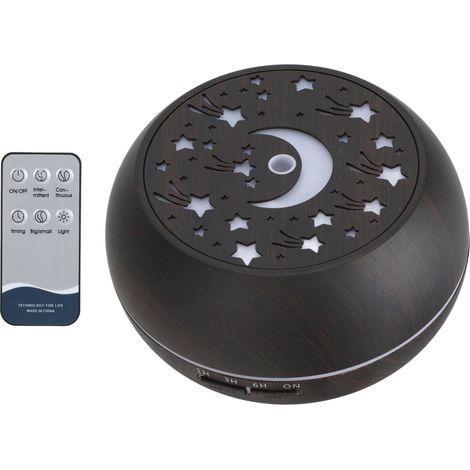 Diffuseur d'huiles essentielles 400ml avec télécommande, prise UE 100-240V, pour maison et bureau, humidificateur d'ambiance silencieux (1/5)