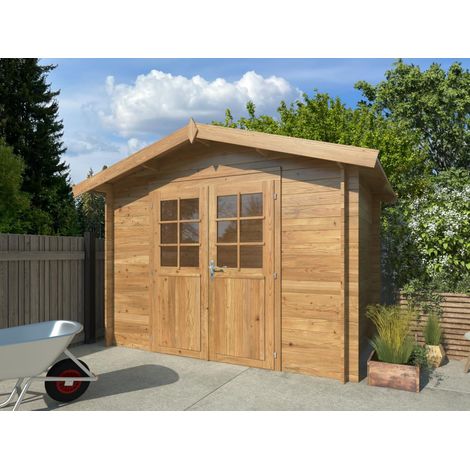 Abri de jardin en bois Valentine 4,7 m2 BNVPI (1/5)