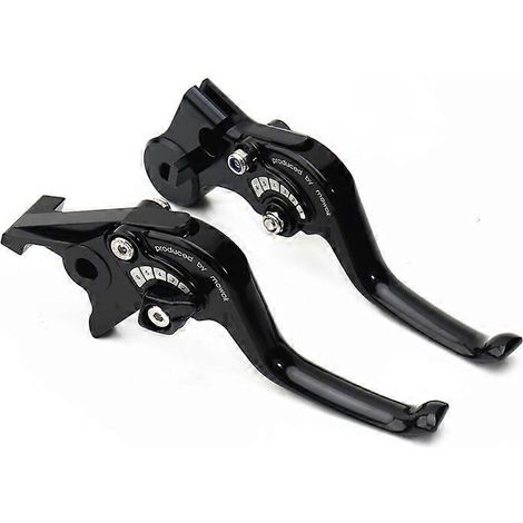 Convient aux motos Kaiyue 450RR, freins de course courts à deux doigts en alliage d'aluminium modifié, guidon, cornes d'embrayage (Édition New Player Noire) (1/5)