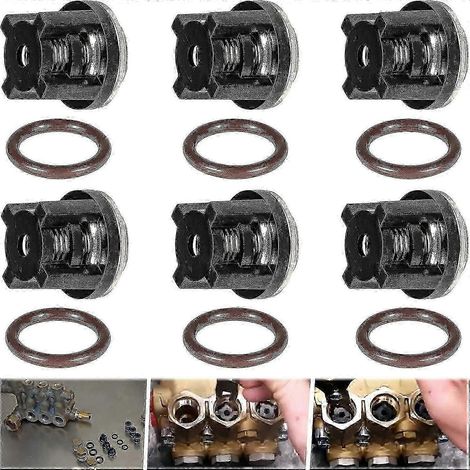 Kit de clapets anti-retour pour pompe à eau AR1828 compatible avec Annovi Reverberi 18 mm XR RK RKA RKV 70-0179, remplace le kit de vannes pour nettoyeur haute pression (1/5)
