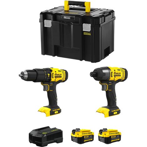 STANLEY FatMax Kit SVK215 (SFMCD711 + SFMCF800 + 2 x 4,0 Ah + Cargador + TSTAK VI) (1/5)