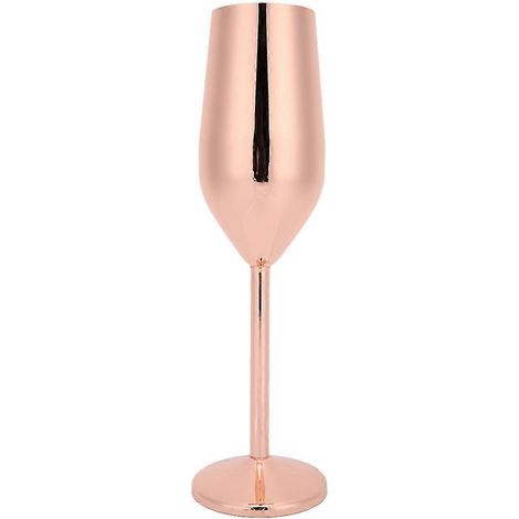 Coupe à vin en acier inoxydable 304, verre à champagne 220 ml pour bar, fête et banquet, lot de gobelets élégants et résistants. (1/5)
