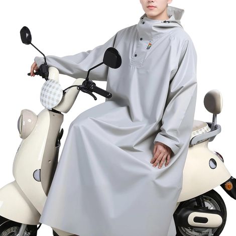 Imperméable et respirant pour moto avec design réfléchissant pour activités de plein air (1/4)