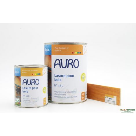 Lasure pour bois n°160 AURO, Chêne Clair - (1/3)