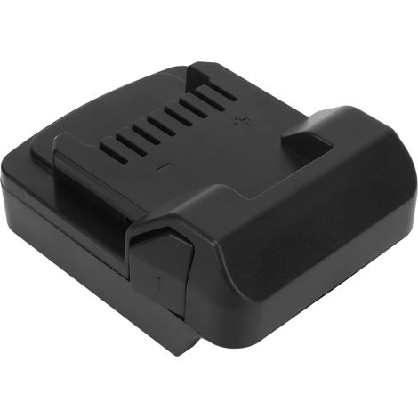 Adaptateur d'alimentation 18V pour outils sans fil, connecteur universel noir pour appareils électroniques (1/5)