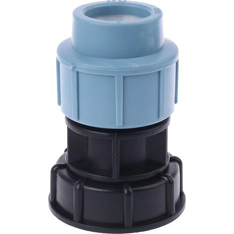 1 pcs Adaptateur de réservoir IBC S60X6 à raccord de Tuyau Droit 32mm Accessoires raccord de Tuyau d'eau de Jardin connecteur d'outil (1/5)