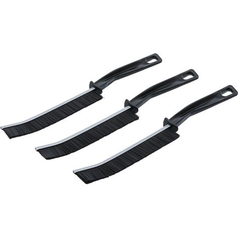 JEU DE BROSSES D'ANGLE DE NETTOYAGE Ã SOIES DURES 230MM 3PCS. BGS DIY 50915