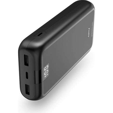 HAMA - Powerbank 20000mAh 2xUSB-A+1xUSB-C Anthracite
