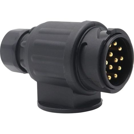 Set mit 3 13-poligen Steckdosen für Wohnmobile – Spezieller Stecker für Rückleuchten und Blinker – Adapter für Wohnwagen und Anhänger (1/5)