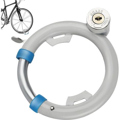 Heavy Duty Bike Lock, Scooter Security Chain, Round Anti Theft Locking Tool with Key, 4 8 Inches Protective Safety Supplies for Electric Bikes, Scooters Motorcycles Urban Commuting